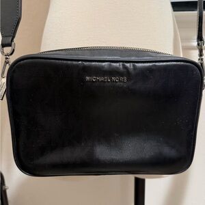 Michael  Kors Patent Black Crossbody Bag